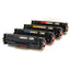 125A Compatible HP Toner Set of 4 - Bk/C/M/Y CB540A - CB543A - TonerMax