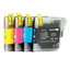 Brother LC38 / LC67 Compatible Ink Cartridge - Set of 4 (Bk+C+M+Y) - TonerMax