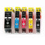 Canon PGI520BK + CLI521 PB/C/M/Y Compatible Value Pack - Full Set - TonerMax