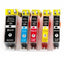 Canon PGI525BK + CLI526 PB/C/M/Y Compatible Value Pack - Full Set - TonerMax