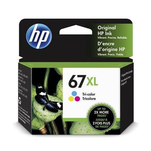 HP67XL Tri-Colour Original Ink Cartridge - TonerMax