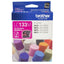 LC133M Brother Magenta Ink Cartridge - TonerMax